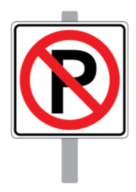 Image of no parking signage