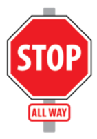 Image of red stop sign