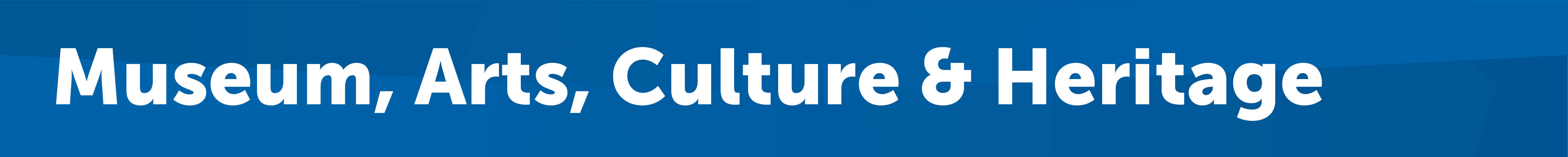 museum arts culture and heritage banner