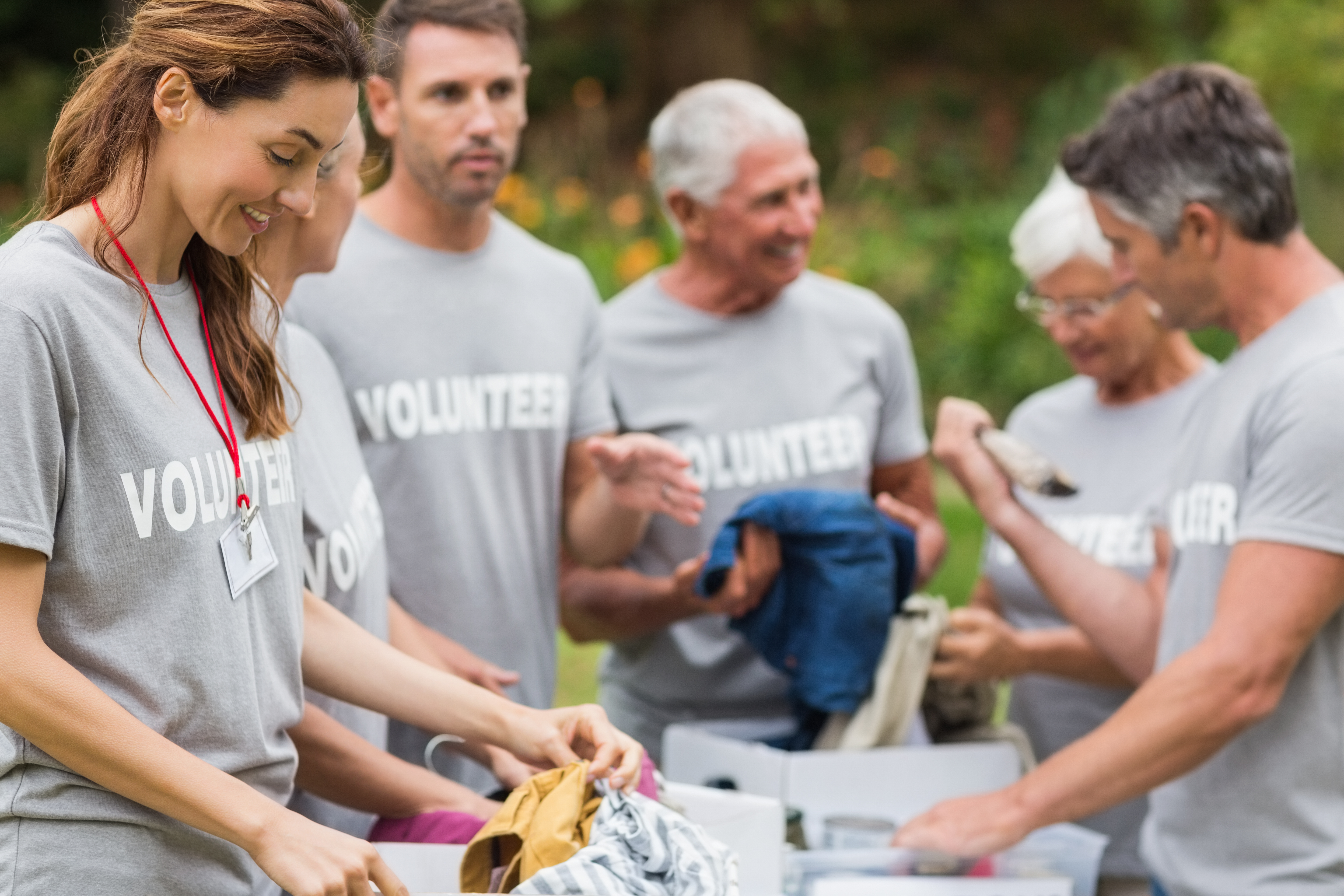 photo of a group of volunteers