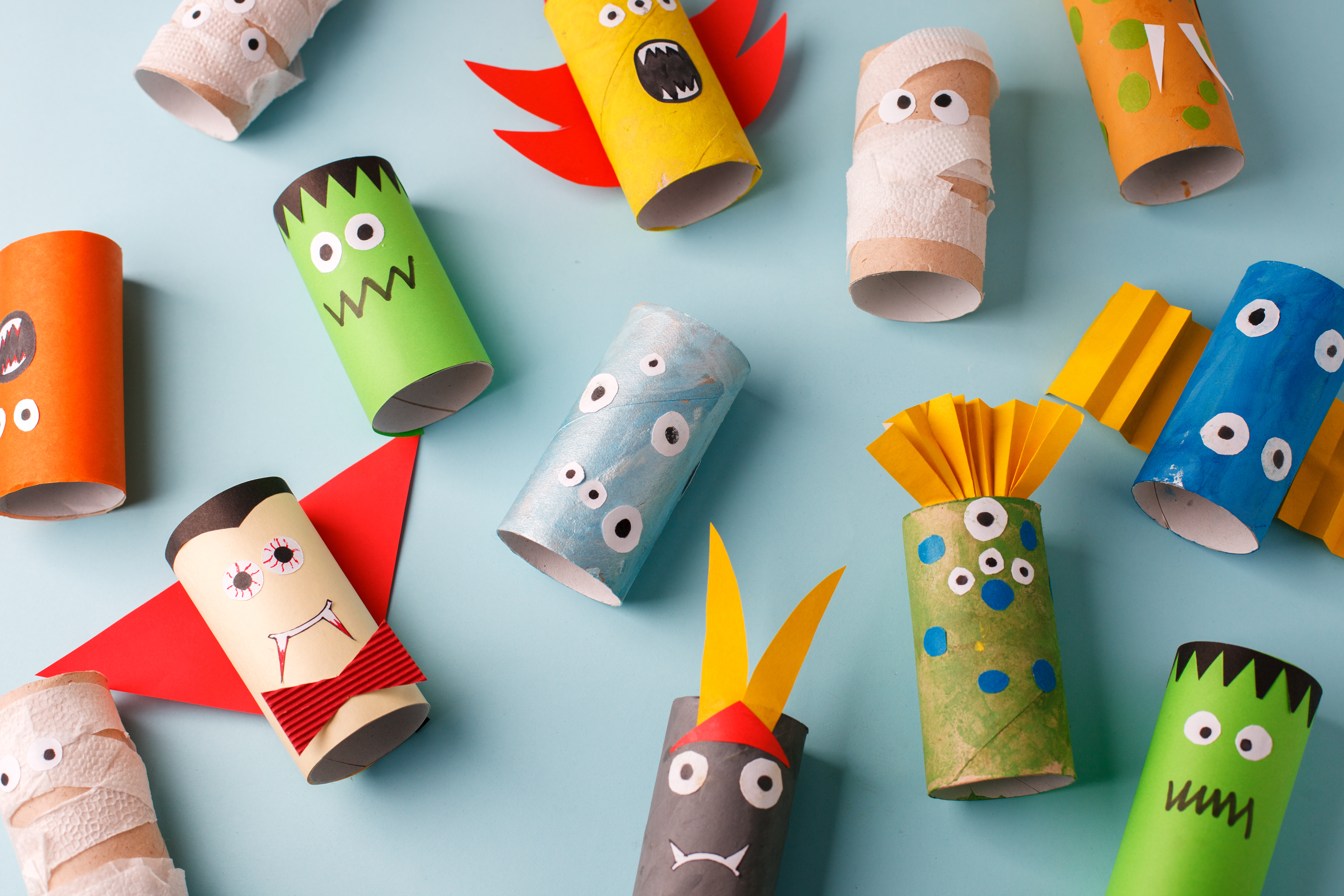 photo of toilet paper roll crafts